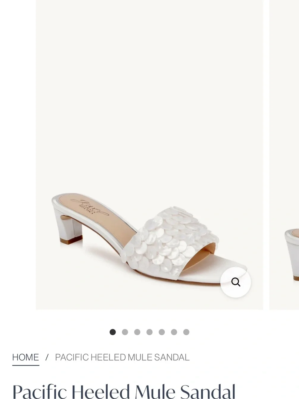 Pacific Heeled Mule Sandal